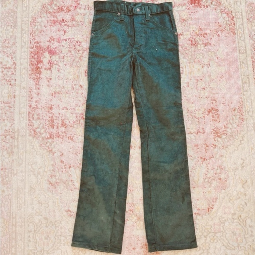 Wrangler, Girls Vintage Corduroy Pants in Teal NEW